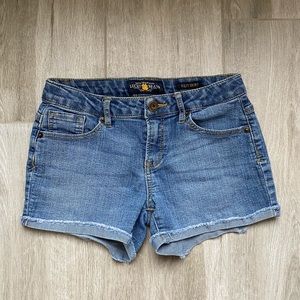 Lucky Brand Blue Denim Jean Shorts Girls Size 12